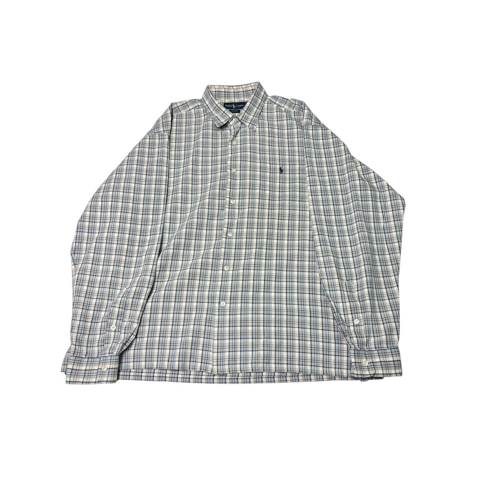 Ralph Lauren GREGGOR XL Plaid Button Down Long Sleeve Shirt